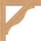Ekena Millwork Funston Block Smooth Bracket, Western Red Cedar, 5 1/2"W x 42"D x 42"H BKT06X42X42FST05SWR - alternate 4
